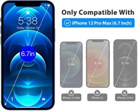 img 3 attached to 📱 3Pack Mkeke Защитное стекло для экрана iPhone 12 Pro Max - 6.7 дюймов