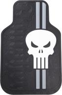 🦸 plasticolor 001486r01 marvel 'punisher' floor mat set for maximum car interior protection logo