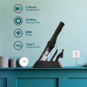 img 1 attached to 🧹 Ultimate Convenience: Cleaner Cellay Cordless Handheld Kitchen - Unleash the Power of Portable Cleaning!