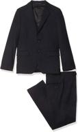 👔 american exchange solid black boys' clothing with vested design logo
