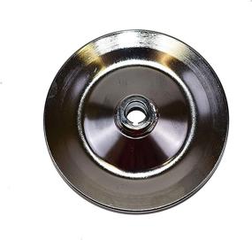 img 3 attached to 🔧 A-Team Performance Saginaw Power Steering Pump Pulley - Steel Keyway Single Groove, Chrome, Compatible with 1955-1972 GM Chevy Chevrolet - 5/80 Keyway Bore