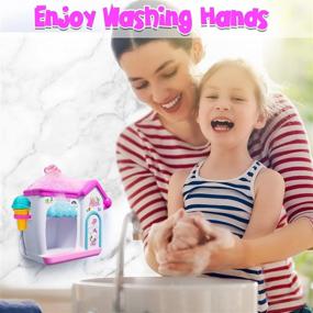 img 2 attached to 🛁 AugToy Bath Toys for Toddlers 3-4 Years: Ice Cream Foam Maker Set for Kids Ages 4-8: Bubble Pretend Cake Play Set, Bathtub Water Toys for Girls & Boys Age 3 4 5. Perfect Christmas Gifts