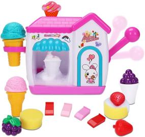 img 4 attached to 🛁 AugToy Bath Toys for Toddlers 3-4 Years: Ice Cream Foam Maker Set for Kids Ages 4-8: Bubble Pretend Cake Play Set, Bathtub Water Toys for Girls & Boys Age 3 4 5. Perfect Christmas Gifts