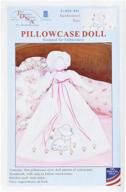 stunning jack dempsey stamped white pillowcase doll 🌟 kit featuring sunbonnet sue - a must-have for doll enthusiasts! logo