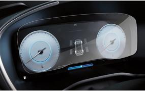 img 4 attached to 🚗 R RUIYA Car Dashboard Nano Screen Protector for 2021 Hyundai Santa Fe TM 12.3 Inches Display Touchscreen Tempered Glass 9H Hardness HD Clear Anti-Scratch Film Compatible for Hyundai Accessories (12.3" Dashboard Nano Film)