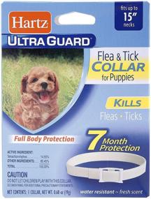 img 4 attached to 🐶 Hartz UltraGuard Flea & Tick Collar for Dogs and Puppies -- 7 Months Protection, White, Up to 15-Inch Neck Size