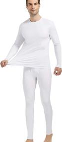 img 3 attached to 🔥 Starlemon Men's Ultra Soft Fleece Lined Thermal Winter Base Layers Long Johns Set - High-Quality Thermal Underwear