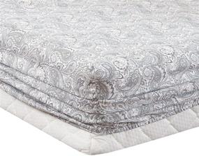 img 1 attached to 🛏️ Ultra Soft and Breathable 100% Cotton Percale 4 Piece Bedding Set with Deep Pocket and Printed Paisley Multi Pattern - Queen Size, Comfort Spaces Sheets with Pillow Cases