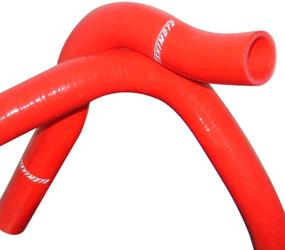 img 1 attached to Mishimoto MMHOSE-CIV-92B16RD Silicone Radiator Hose Kit Compatible With Honda Civic B16 1992-2000 Red