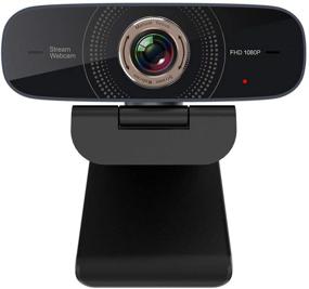 img 4 attached to 📷 High-resolution Full HD Webcam 1080p with Mic for Mac/Windows - Ideal for Zoom, Skype, FaceTime, and Hangouts on Laptop/Desktop