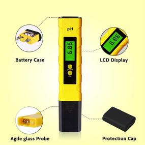 img 2 attached to Hydroponics & Aquarium PPM and pH Meter Kit - Water Quality Tester for Pools Included