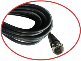 img 1 attached to 15ft Chaowei Coaxial TV Antenna Extension Cable with Coaxial Coupler - Extend Indoor Antennas Efficiently