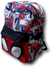 img 2 attached to 🕷️ Large Inch Spider-Man Print Backpack for High Visibility and Style