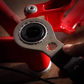 img 2 attached to 🚲 Bikehand External Bottom Bracket Tool: Compatible with Shimano Hollowtech II and BB9000 for Easy Installation and Removal of Bicycle Bike