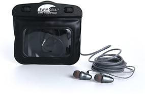 img 1 attached to Водонепроницаемый чехол SwimCell для MP3 плеера с разъемом для наушников - 3 x 4 дюйма - идеально подходит для бега, плавания и других активностей на природе.