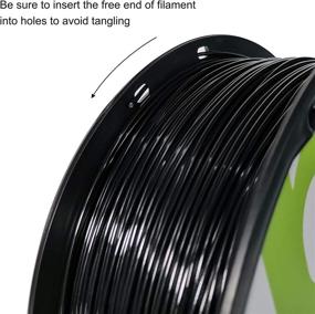 img 3 attached to 🖤 Premium Black OEM PETG Filament for High-Quality 3D Printing