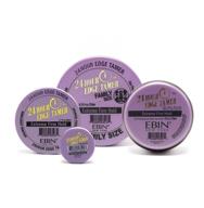 ebin new york 24 hour edge tamer: extreme firm hold - no flaking & white residue - shine & smooth texture with argan oil & castor oil logo