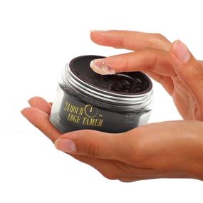 img 2 attached to EBIN NEW YORK 24 Hour Edge Tamer: Extreme Firm Hold - No Flaking & White Residue - Shine & Smooth Texture with Argan Oil & Castor Oil