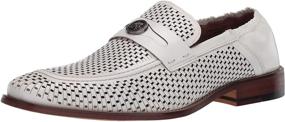 img 4 attached to STACY ADAMS Belmiro Men's Loafer - Medium Width Slip-On Shoes