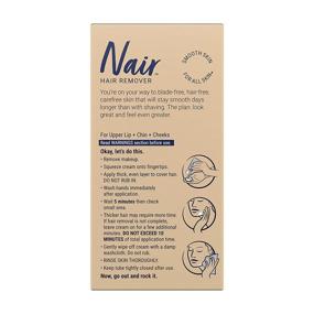 img 2 attached to 🧔 Nair's 2 oz Pack of 3: Moisturizing Face Cream for Upper Lip, Chin, and Facial Care