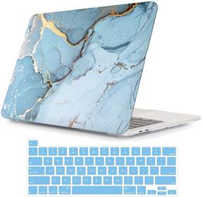 img 4 attached to 💻 iLeadon MacBook Pro 16 Inch Case with Retina Display - Protective Soft Touch Ultra Thin Hard Shell Cover with Touch Bar and Touch ID - MacBook Pro 16 Inch A2141 Case 2019 - Ink Painting