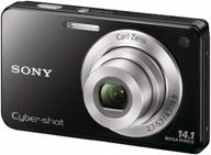 📷 sony cyber-shot dsc-w560 14,1 мп цифровая камера: широкоугольный объектив, 4-кратное оптическое увеличение, 3,0-дюймовый жк-дисплей, черный логотип