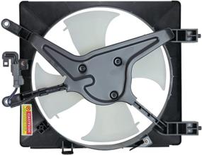 img 2 attached to 🚘 Honda Civic TYC 610380 Replacement Condenser Cooling Fan Assembly: Enhanced Performance and Reliability