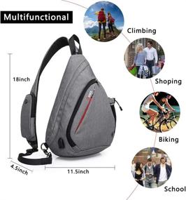 img 2 attached to 🎒 Waterproof Crossbody Backpack for Travel and Casual Daypacks by KAKA