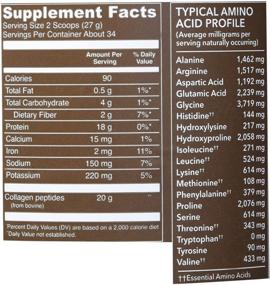 img 2 attached to Vital Protein Collagen Peptides: Pasture Raised, Grass Fed, Paleo Friendly, Dairy & Gluten Free, Chocolate Flavor, 32.56 Oz