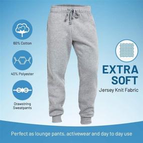 img 2 attached to JMR Elastic Waistband Drawstring Sweatpants Sports & Fitness in Cycling