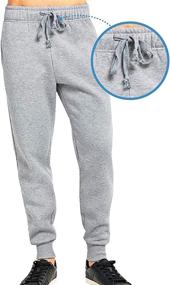 img 3 attached to JMR Elastic Waistband Drawstring Sweatpants Sports & Fitness in Cycling