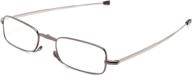 👓 foster grant men's gideon folding rectangular reading glasses: stylish and convenient eyewear for men logo