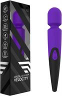 💜 velocity massage wand - unleash therapeutic power with waterproof, wireless vibrations (purple) logo