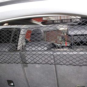 img 2 attached to 🐾 Adjustable Pet Safety Barrier Net for Cars - Practical Dog Barrier Fence for SUVs, Vans, and Trucks - Washable Pet Restraint Travel Block - 47x27.5 Inch