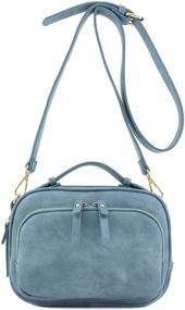 img 4 attached to Handle Satchel Crossbody Purse Black Women's Handbags & Wallets and Satchels