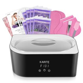 img 4 attached to Karite Paraffin Wax Bath 4000ml - Paraffin Wax Machine for Hand and Feet, Auto-time and Keep Warm - Moisturizing Kit for Arthritis Relief