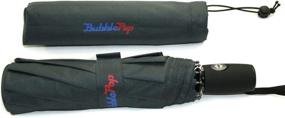 img 3 attached to Ветрозащитный дорожный зонт BubblePop темно-синий
