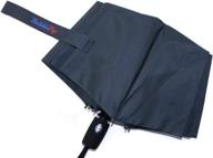 ветрозащитный дорожный зонт bubblepop темно-синий логотип