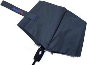 img 4 attached to Ветрозащитный дорожный зонт BubblePop темно-синий