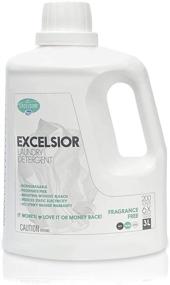 img 4 attached to Excelsior Eco-Friendly Laundry Detergent: Concentrated Unscented Liquid in Eco Bottle - Biodegradable, Solvent, and Phosphate Free - Ideal for Standard and High-Efficiency Washers - 3 Liter Size