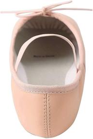 img 1 attached to Linodes Leather Ballet Slippers Girls Black 5 5M Sports & Fitness in Other Sports