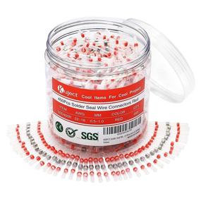 img 4 attached to Kuject Waterproof Electrical Automotive 450PCS Red