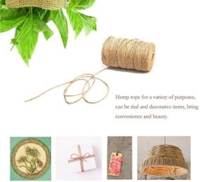 img 1 attached to 🐱 MXiiXM 100% Natural Sisal Rope for Cat Scratching Post—Ideal 5/6/8 mm Diameter Hemp Twine for Repairing or DIY Cat Tree Tower Scratcher