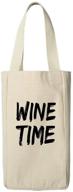 pro fit canvas bottle wine tote logo
