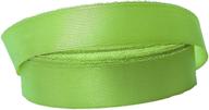 🎀 vibrant 55 yard sateen ribbon 1 inch wide - ideal for crafts, gift wrapping, weddings, and parties - parrot green shade logo