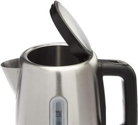 img 3 attached to ☕ Amazon Basics Stainless Steel Fast Electric Hot Water Kettle | Portable, 1.7-Liter capacity for Tea and Coffee | Silver