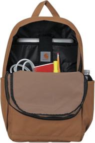 img 1 attached to 🎒 Carhartt Trade Plus Backpack with Laptop Compartment (15-inch), in Carhartt Brown color