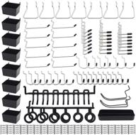 industrial hardware organizer: pegboard assortment for efficient accessory management logo