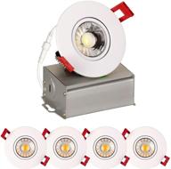 junction led downlight dimmable with warranty логотип