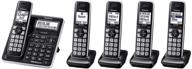 📞 panasonic kx-tg985 dect 6.0 bluetooth 5-handset телефонный пакет: улучшенная связь и удобство логотип